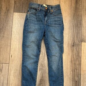 NWT Madewell Curvy High-Rise Skinny Crop Jeans
